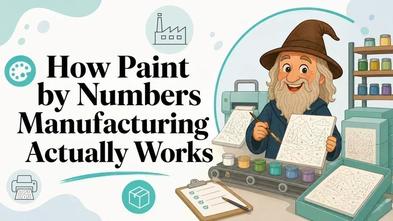 Cómo funciona realmente la fabricación de Pintar por números