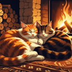 Kits de pintura por números de gatos