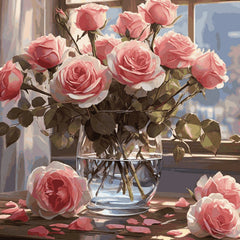 Kits de pintura por números de flores