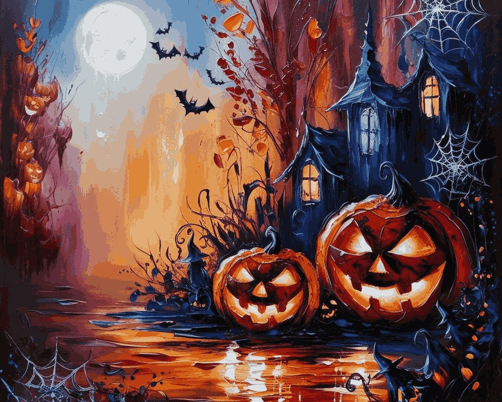 Collection image for Halloween Paint by Numbers Kits