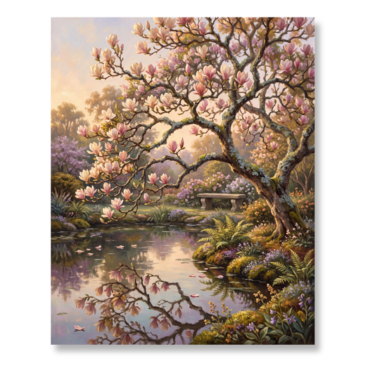 Reflejo de magnolias