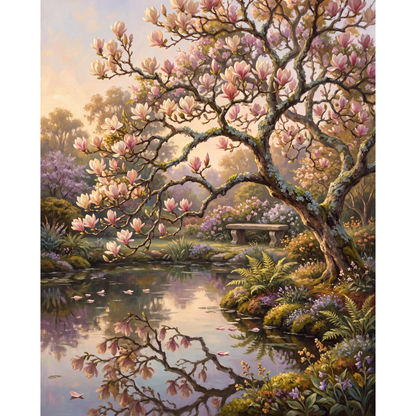 Reflejo de magnolias