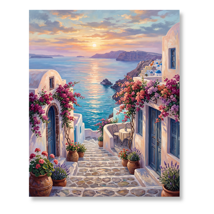 Puertas azules de Santorini