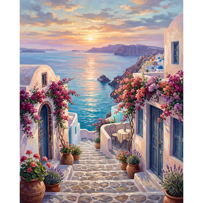 Puertas azules de Santorini