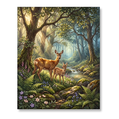 Venados en el Bosque Encantado