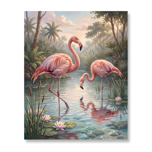 Flamencos en el Paraíso