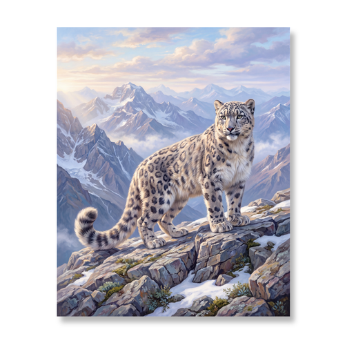 Leopardo de las Nieves del Himalaya