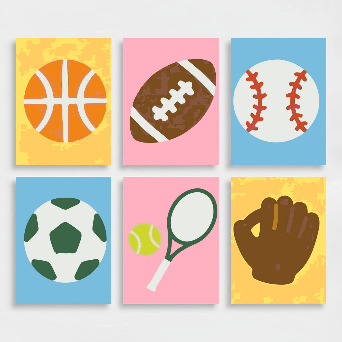All-Star Sports - Mini Paint by Numbers Set