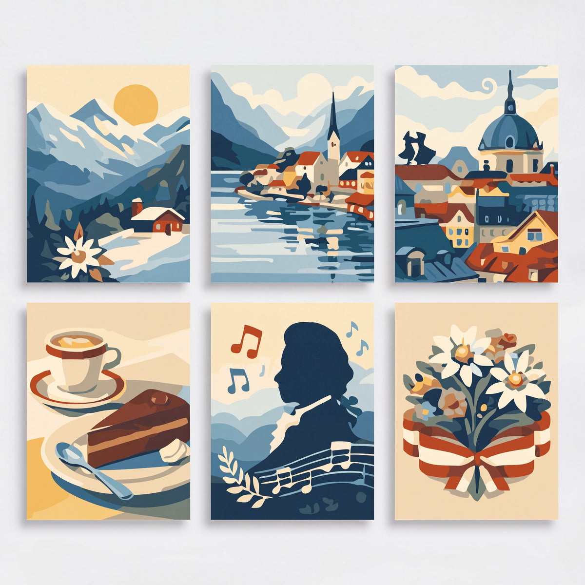 Austrian Essence - Mini Paint by Numbers Set