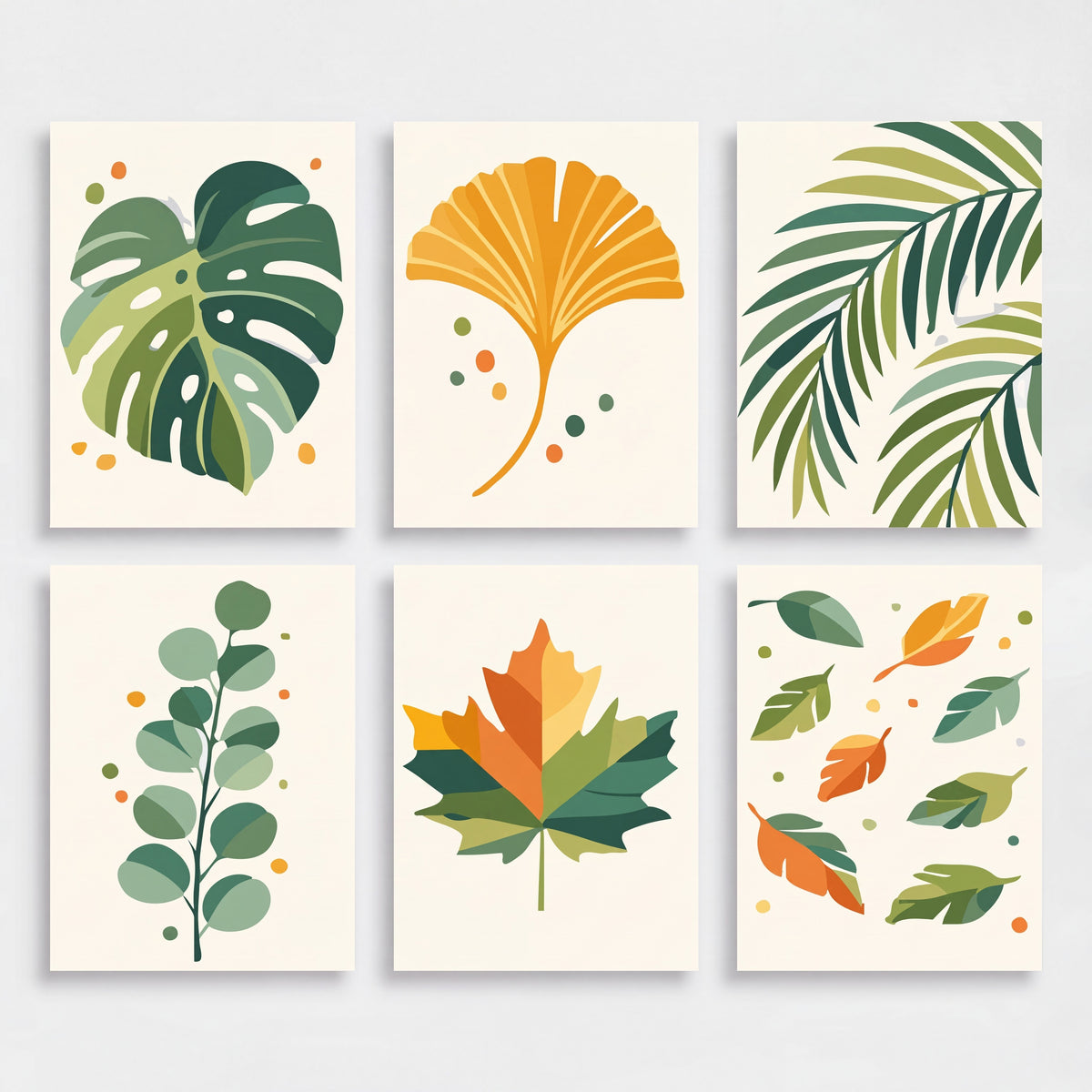 Autumn Leaves - Mini Paint by Numbers Set