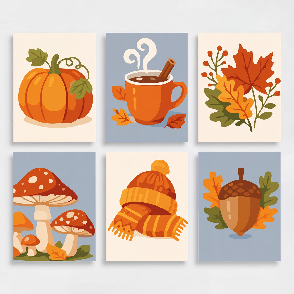 Autumn - Mini Paint by Numbers Set