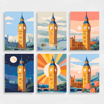 Big Ben - Mini Paint by Numbers Set