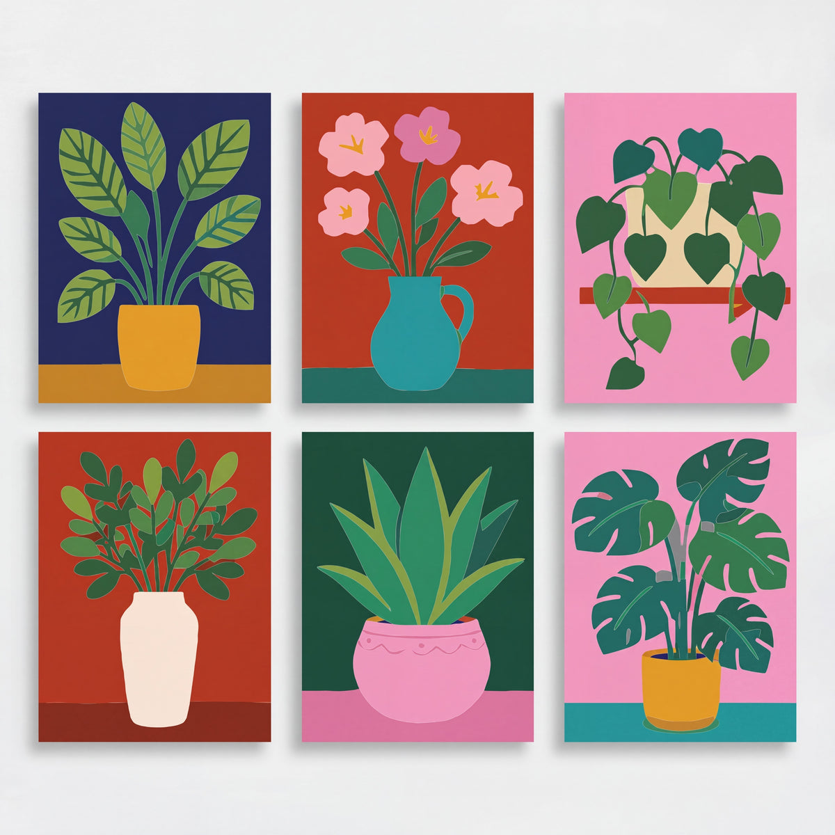 Botanical Bliss - Mini Paint by Numbers Set