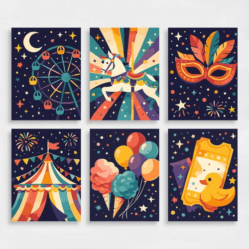 Carnival - Mini Paint by Numbers Set