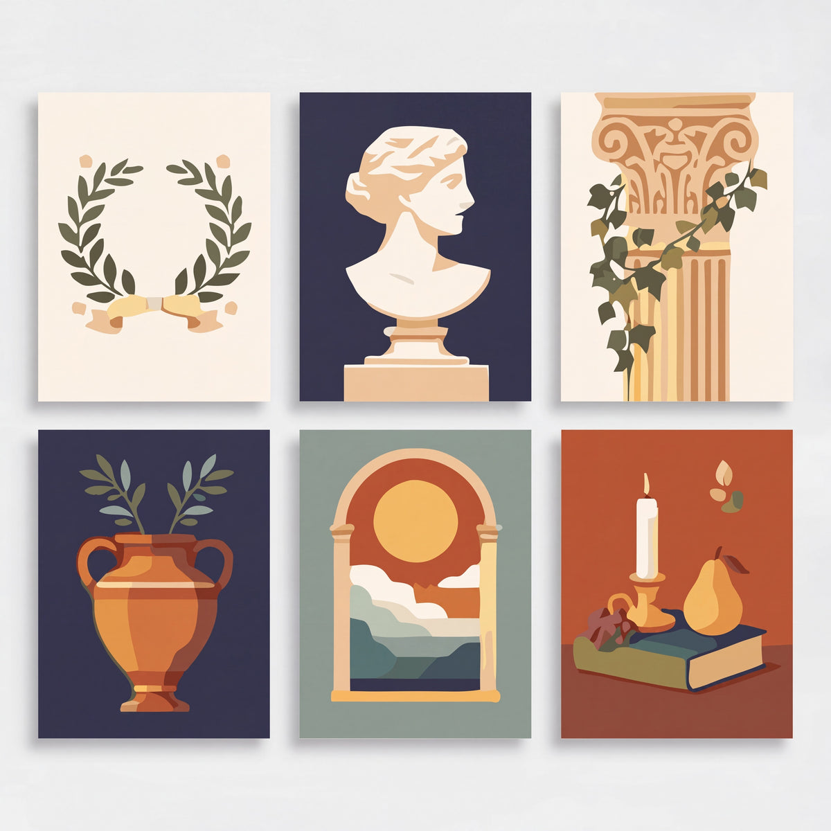 Classical Elegance - Mini Paint by Numbers Set
