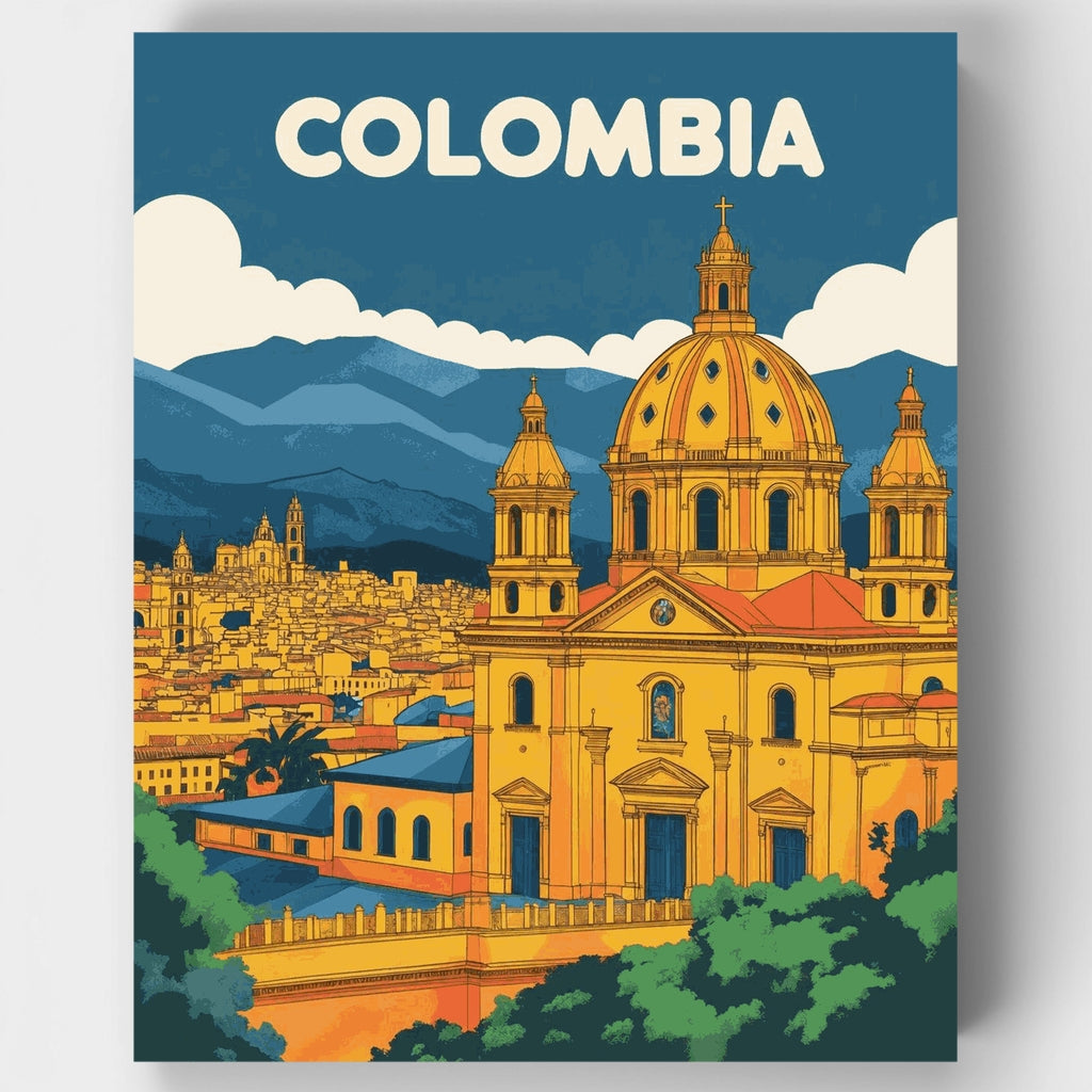 Colombia - Kit de pintura por números — Estándar