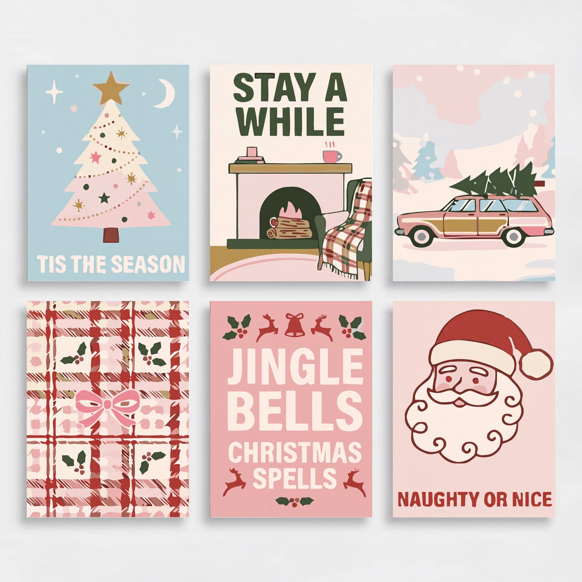 Cozy Christmas Cheer - Mini Paint by Numbers Set