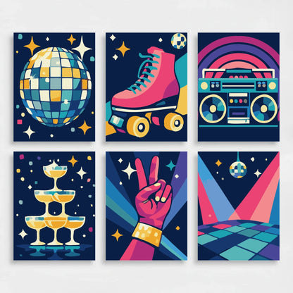 Disco - Mini Paint by Numbers Set