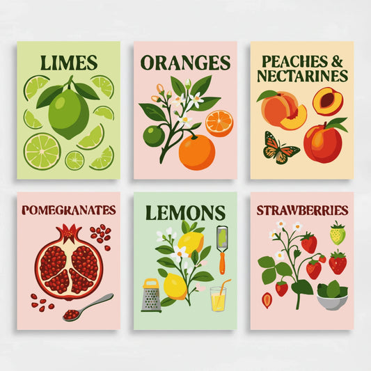 Fresh Fruit Garden - Mini Paint by Numbers Set