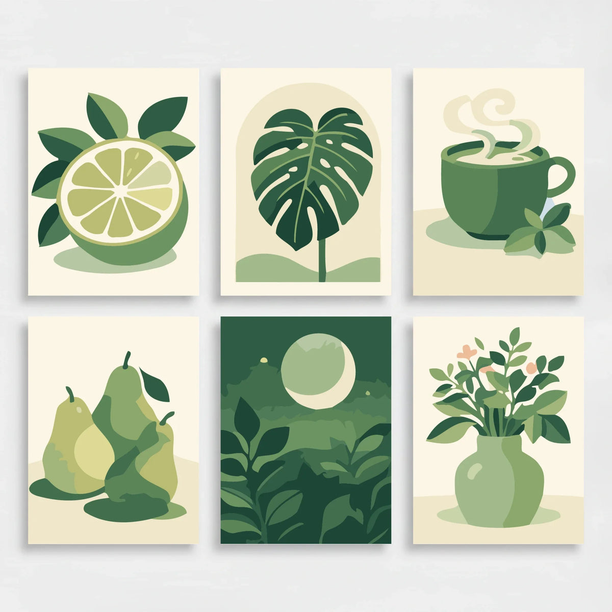 Green - Mini Paint by Numbers Set
