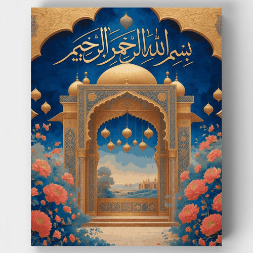 Islamic Mosque Archway - Paint by Numbers Kit