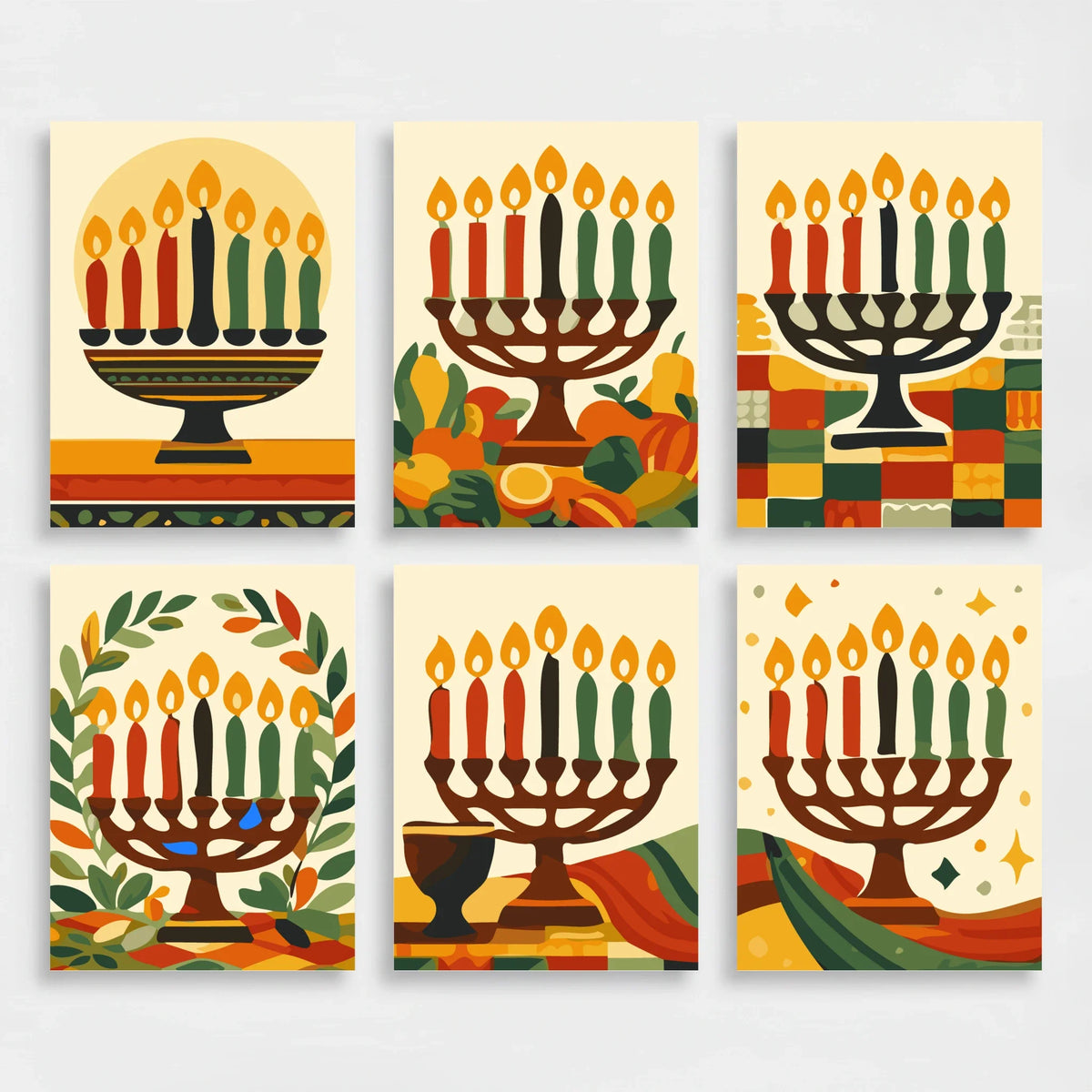 Kwanzaa - Mini Paint by Numbers Set
