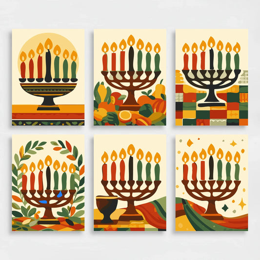 Kwanzaa - Mini Paint by Numbers Set
