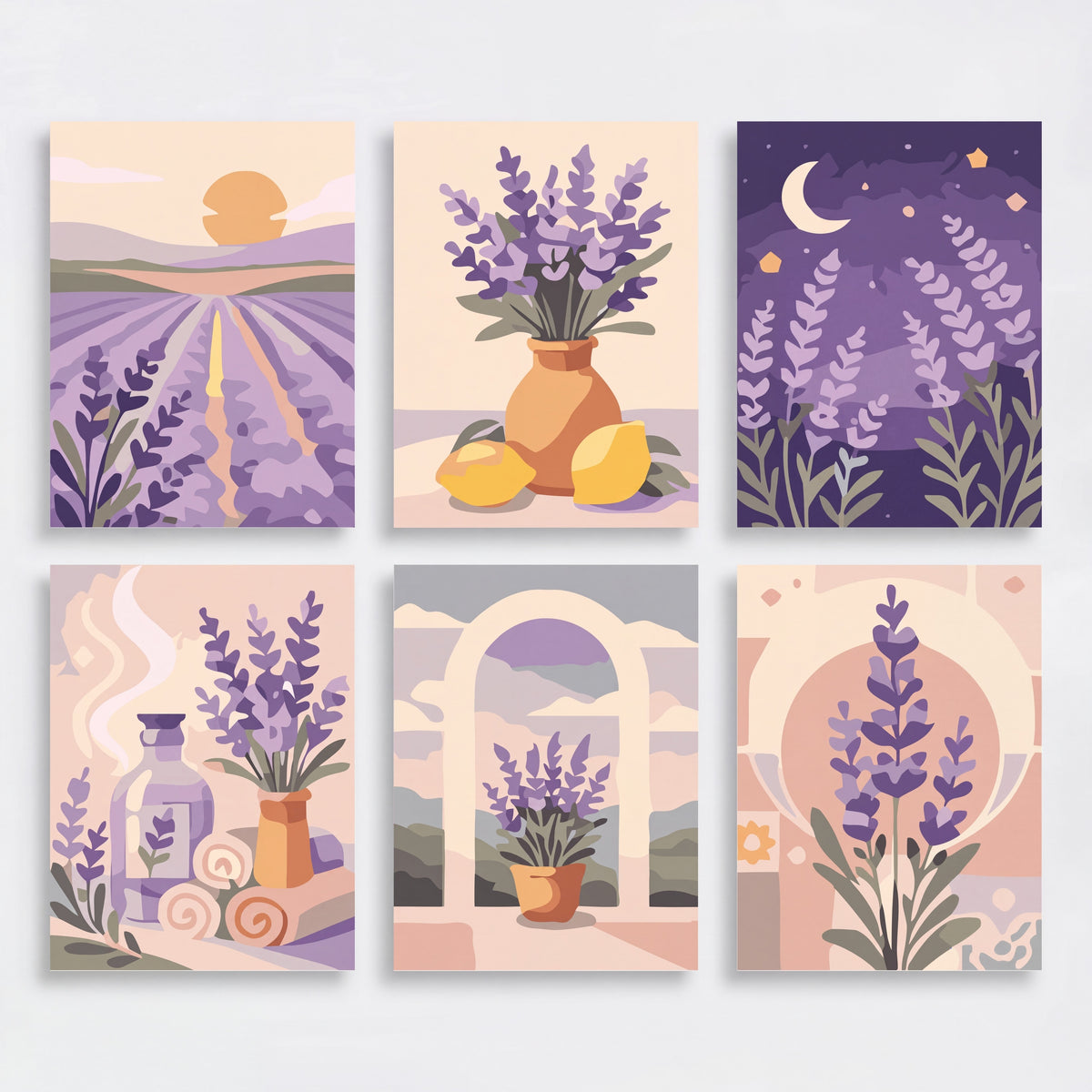 Lavender Dreams - Mini Paint by Numbers Set