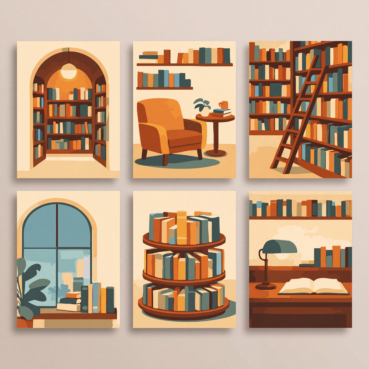 Libraries - Mini Paint by Numbers Set