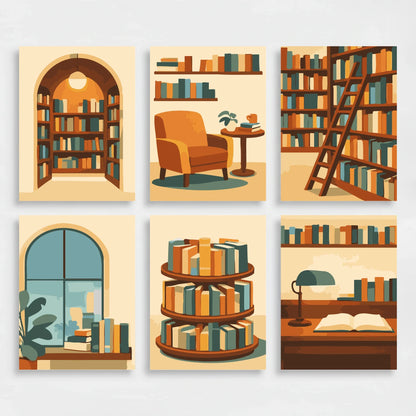 Libraries - Mini Paint by Numbers Set