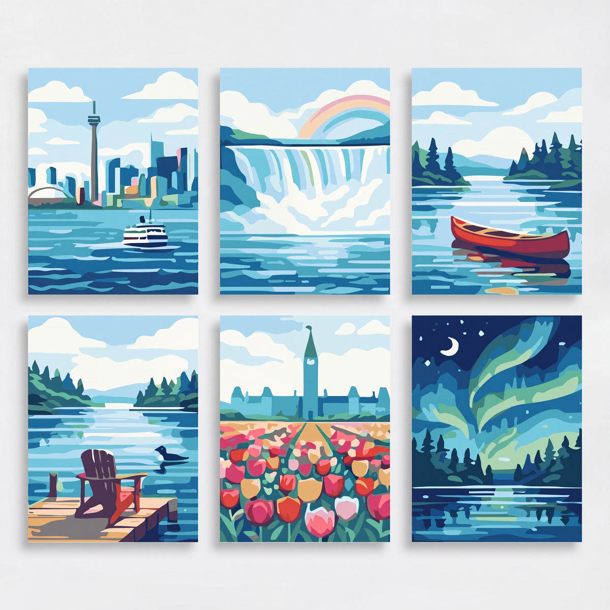 Ontario - Mini Paint by Numbers Set