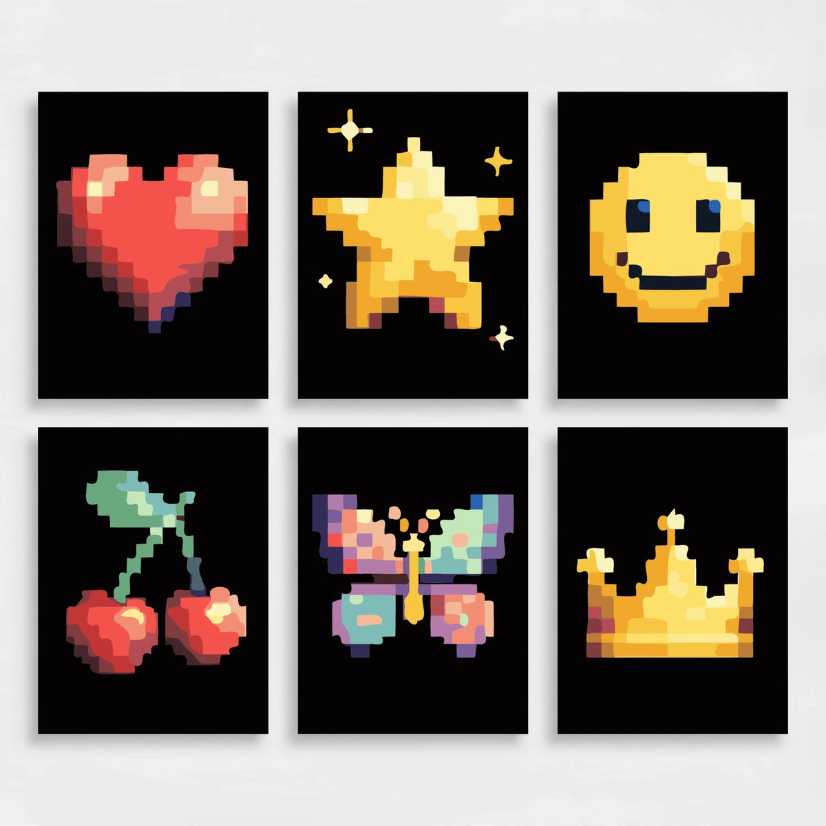 Pixel Party - Mini Paint by Numbers Set