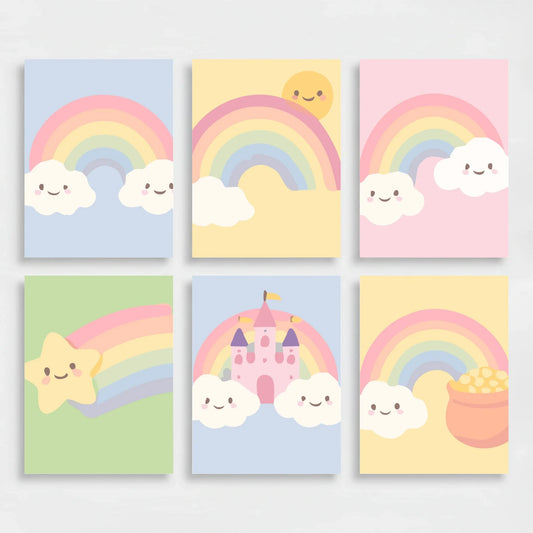 Rainbow Dreams - Mini Paint by Numbers Set