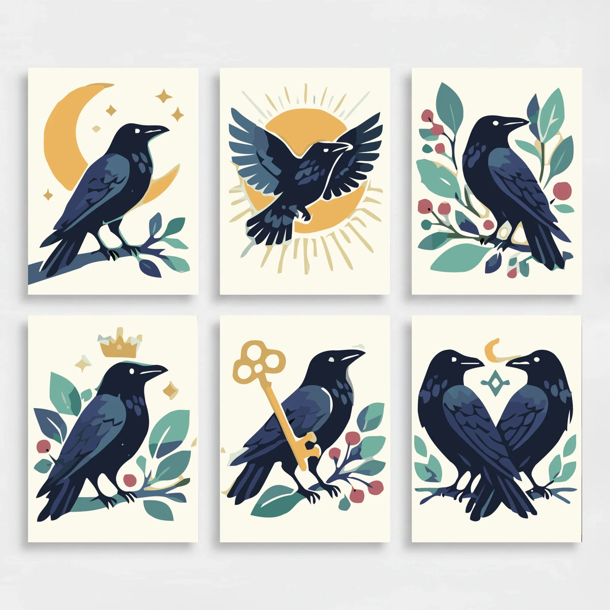 Ravens - Mini Paint by Numbers Set