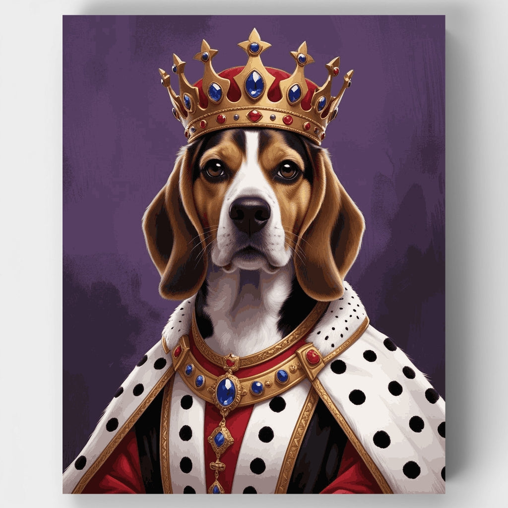 Retrato de Beagle Real - Kit de pintura por números — Estándar