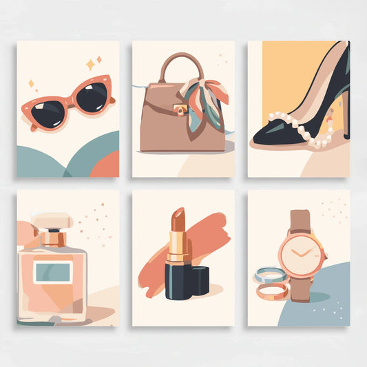 Stylish - Mini Paint by Numbers Set