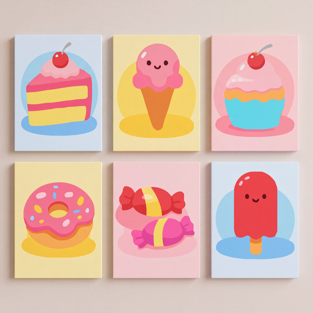 Sweet Treats Delight - Mini Paint by Numbers Set