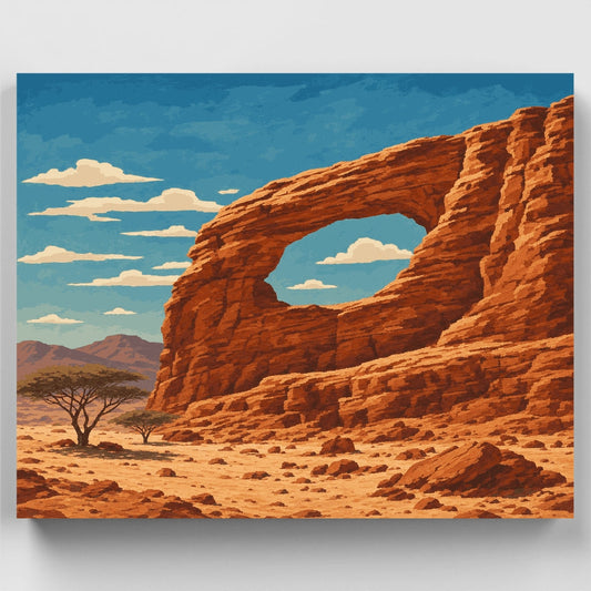 Timna Desert Arch - Paint by Numbers Kit