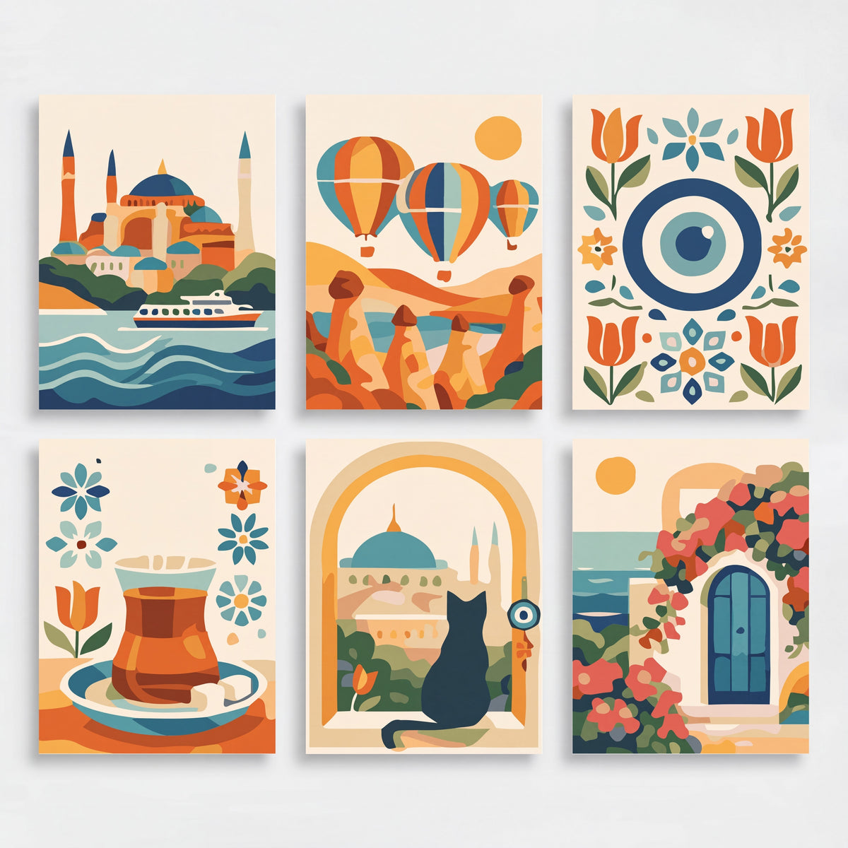 Turkish Treasures - Mini Paint by Numbers Set
