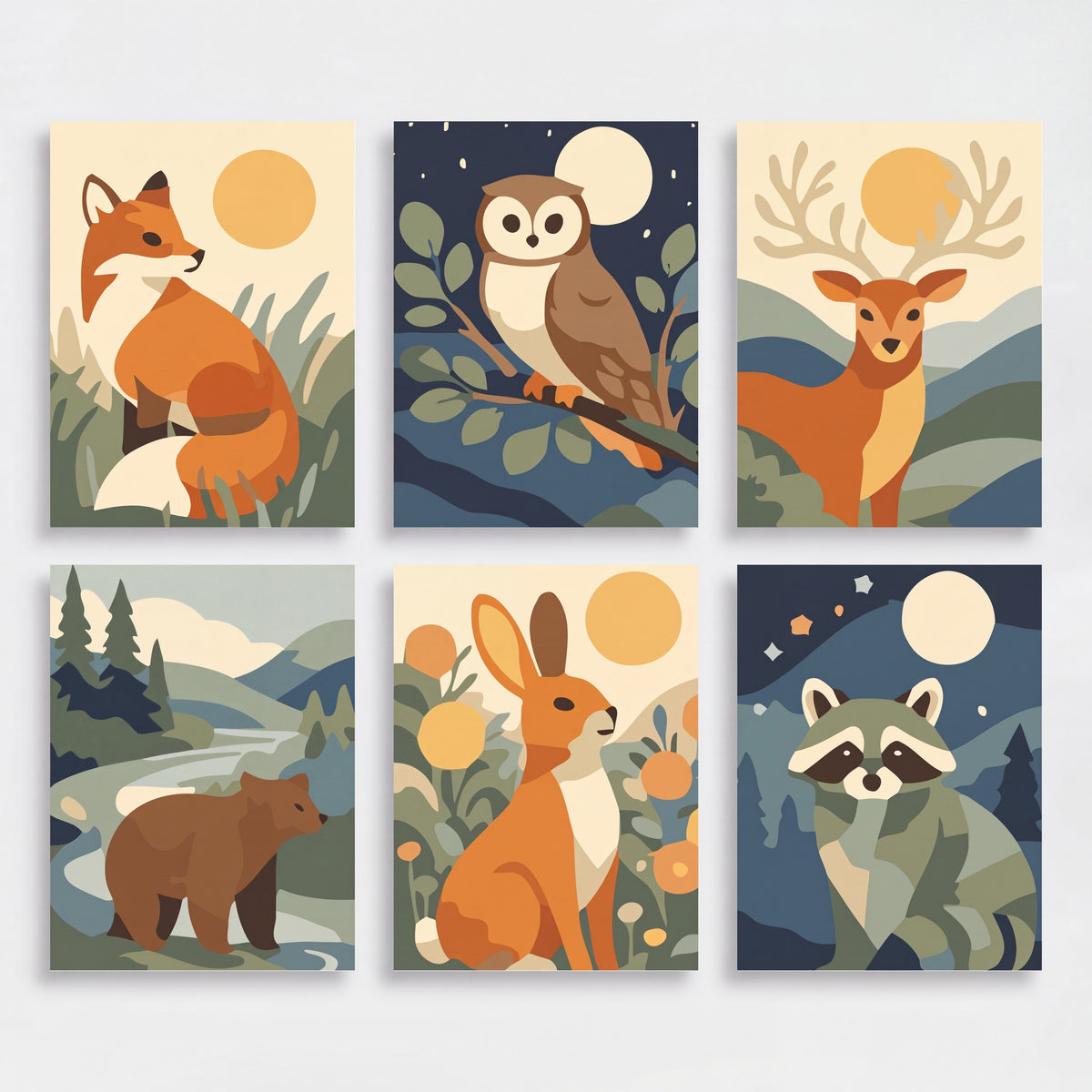 Wildlife - Mini Paint by Numbers Set