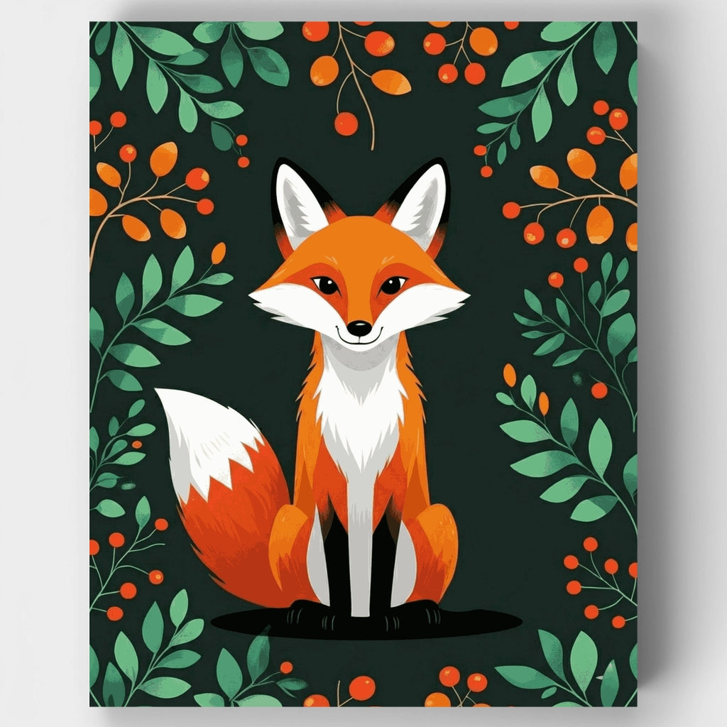 Woodland Fox - Paint by Numbers Kit