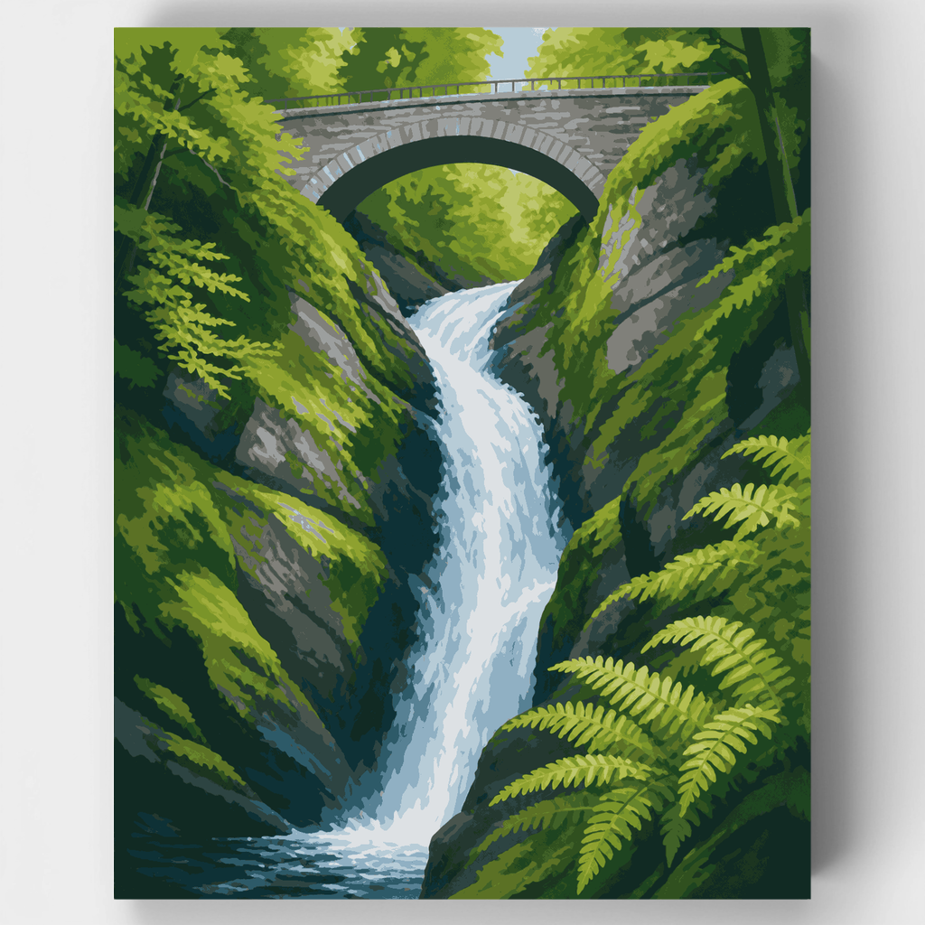 Cascada Aira Force - Kit de pintura por números — Estándar