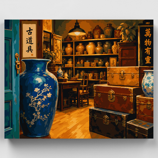 Ancient Curio Shop - Paint by Numbers Kit