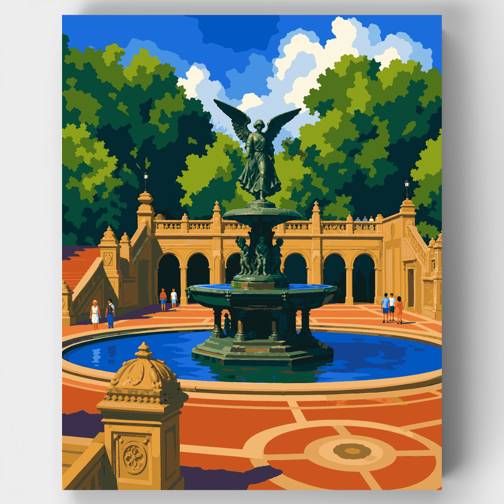Ángel de las Aguas - Kit de pintura por números — Estándar
