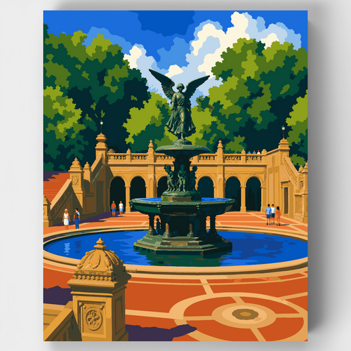 Angel of the Waters - Paint by Numbers Kit