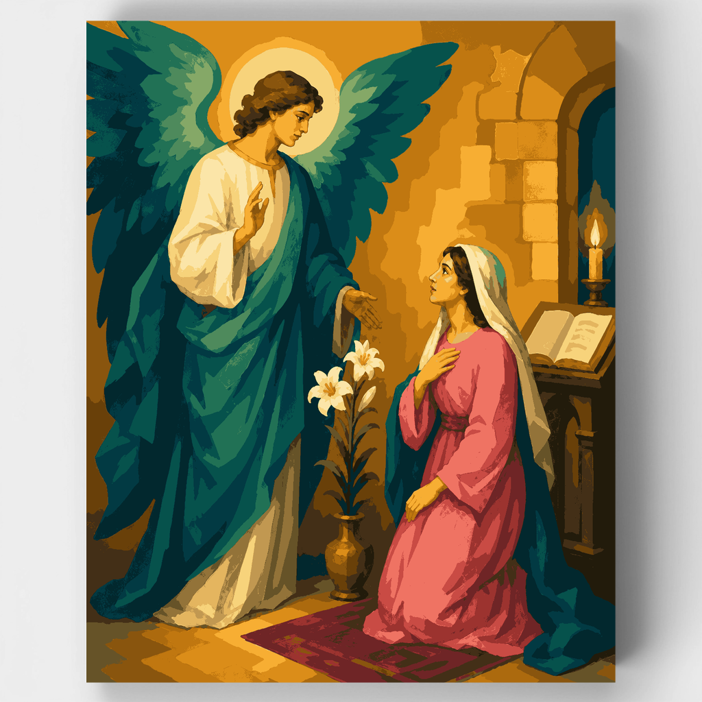 Angel's Annunciation - Paint by Numbers Kit