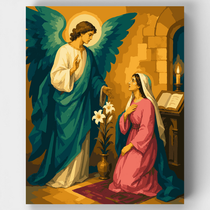 Angel's Annunciation - Paint by Numbers Kit