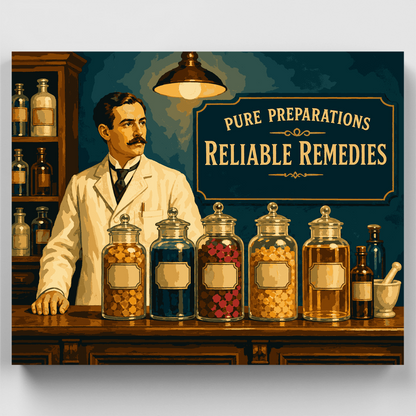 Apothecary Pharmacist - Paint by Numbers Kit