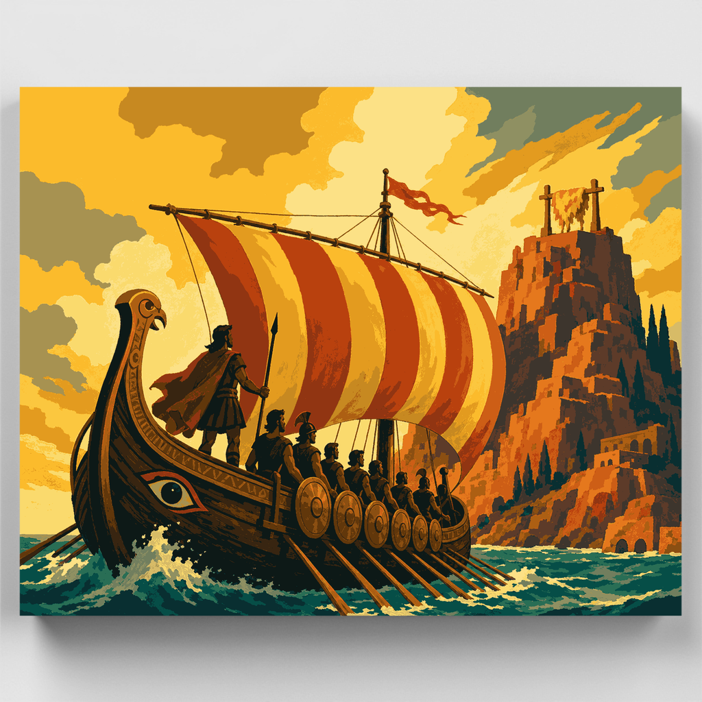Argo's Golden Voyage - Paint by Numbers Kit