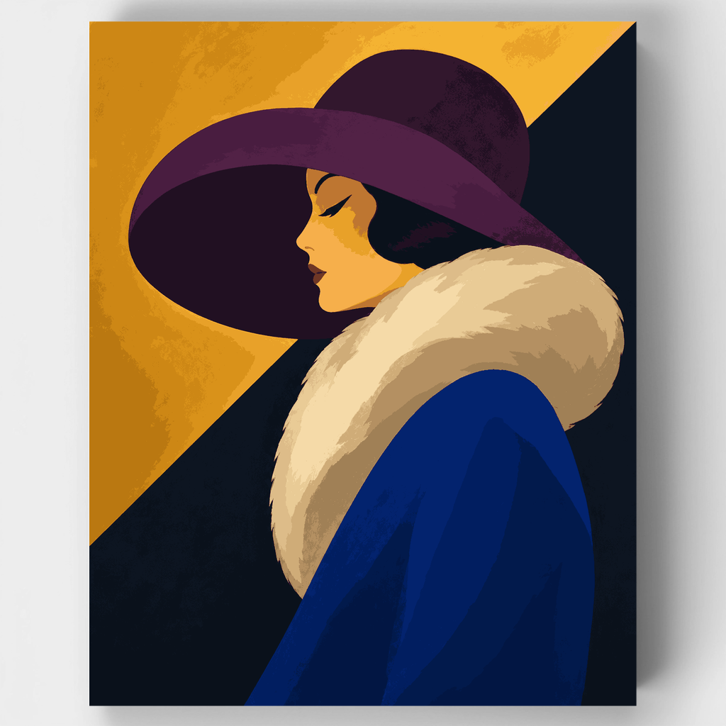 Glamur Art Déco - Kit de pintura por números — Estándar
